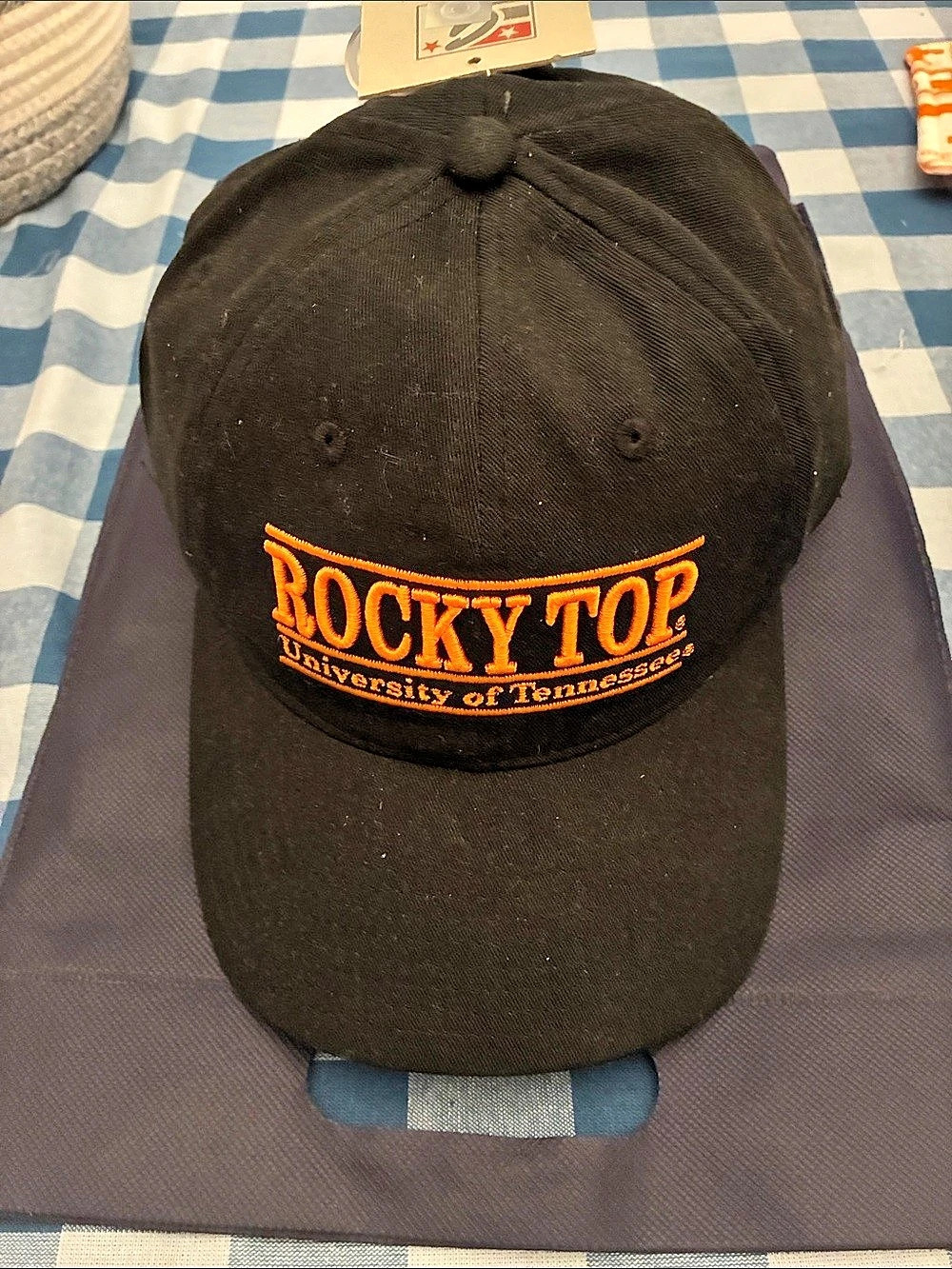 Rocky Top University of Tennessee cap Black Orange NWT